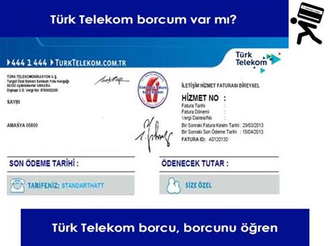 türk telekom borcum var mı
